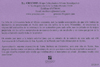 Texto de la tarjeta con el Matasellos de Presentaci�n del sello del 450 aniversario de la fundaci�n de San Agust�n de Florida por Pedro Men�ndez de Avil�s