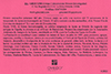 Texto de la tarjeta del matasellos de presentaci�n del sello dedicado a los 75 a�os de Temporada de �pera en Oviedo