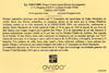Texto de laTarjeta con el Matasellos del Grupo Filat�lico Avilesino conmemorando el V Centenario de Pedro Men�ndez de Avil�s,  con el gale�n San Pelayo. EXFIAVIL�S
