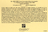 Texto de la tarjeta del Matasellos de presentaci�n de los sellos del Camino de Santiago Primitivo