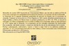Texto de la tarjeta del Matasellos de la  XXII Exposici�n "Santa B�rbara" de Coleccionismo Minero en Pola de Lena con homenaje a la Mina de La Soterra�a