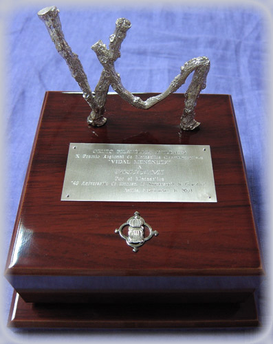 Trofeo al Primer Premio "Vidal Men�ndez" de matasellos asturianos
