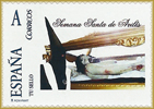 Sello personalizado de Avilés dedicado a la Cofradía del Santo Entierro
