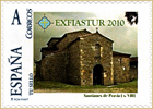 Sello personalizado de la bas�lica de San Juan de Santianes de Pravia 