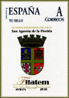 Sello personalizado dedicado a San Agust�n de la Florida emitido en Filatem de Avil�s