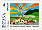 Sello personalizado del centenario de la asociaci�n Caridad de Vegadeo