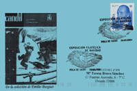 Tarjeta del Matasellos de Navidad en Pola de Siero 2004