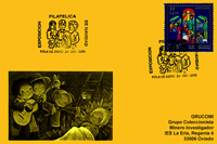 Tarjeta del Matasellos de Navidad en Pola de Siero