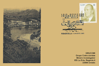 Tarjeta del Matasellos del LXIX Descenso Internacional del Sella