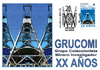Tarjeta con el matasellos del 20 aniversario de Grucomi