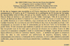 Texto de la tarjeta del Matasellos del IV Centenario de El Quijote en la IV Exposición filatélica del Centro Asturiano de Oviedo