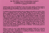 Texto de la tarjeta del matasellos de Primer Día del sello del 125 Aniversario de El Comercio