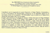 Texto de la tarjeta del Matasellos de la VII EXFIENSIDESA en el 25 aniversario del Grupo Filatélico, numismático y de otros coleccionismos de ENSIDESA