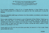 Texto de la tarjeta del Matasellos del 50 Aniversario de la Iglesia de San José de Gijón, durante las XIII Jornadas filatélicas del Grupo filatélico y numismático