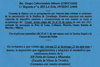 Texto de la Tarjeta del matasellos de la visita de la Santina a Mieres